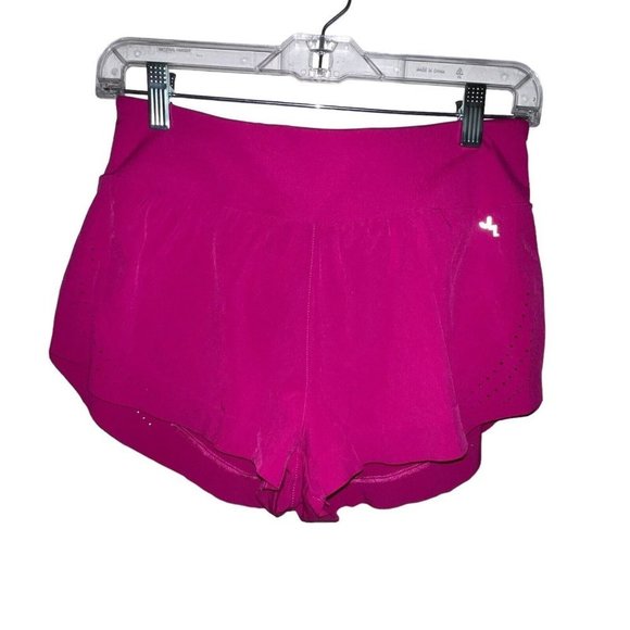 JoyLab Shorts Joy Lab Hot Pink Pull On Athletic Shorts With Brief